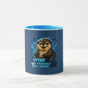 Tasse Otter la Meilleure Amie Gentille