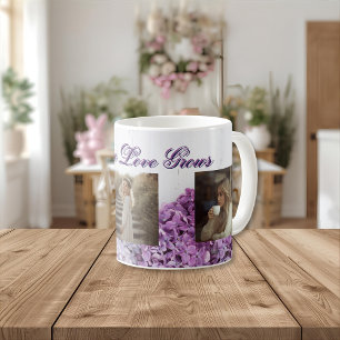 Tasse Où l'Amour Grandit Mug Photo Personnalisé