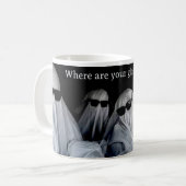 Tasse Où sont vos lunettes ? (Devant gauche)