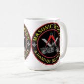Tasse ou stein maçonnique de cavaliers (Devant droit)