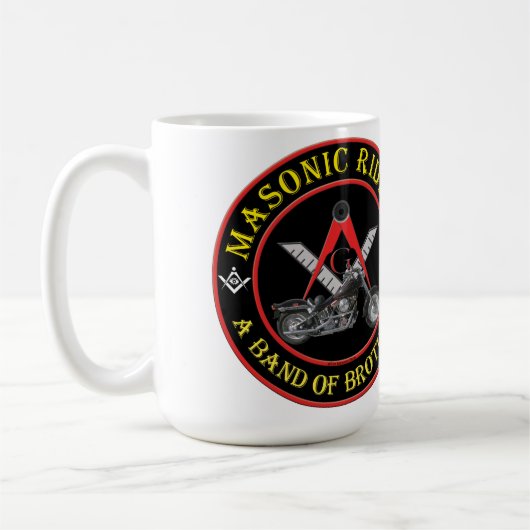 Tasse ou stein maçonnique de cavaliers (Gauche)