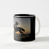 Tasse ou tasse de café de tour de coucher du (Devant droit)