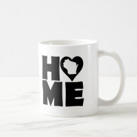 Tasse ou tasse de voyage Wisconsin Home Heart Stat