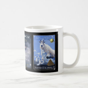 Tasse ou tasse de zodiaque de Capricorne