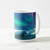 Tasse Ours Polaire Aurore Boréale Alaska (Devant droit)