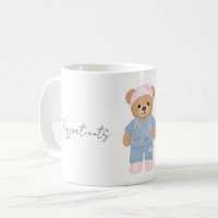 Tasse Ourson Infirmière Pédiatrique Mignonne