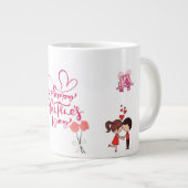 Tasse Ourson Mignon Bonne Saint-Valentin (Devant droit)