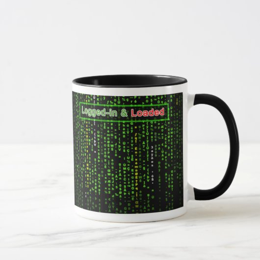 Tasse ouverte une session et chargée (Droite)