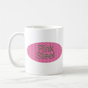 Tasse ovale en acier rose