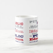 Tasse : PAA "ont mis le dos de public " (Centre)