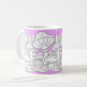 Tasse, paddenstoelen koffiemok