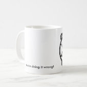 Tasse païenne de logo d'entretien (Devant gauche)