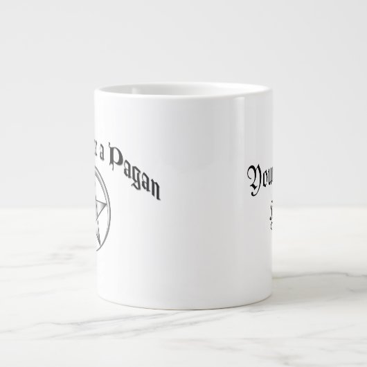 Tasse païenne faite sur commande d'éléphant de (Devant)