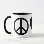 Tasse Paix, Amour & Pélicans (Gauche)