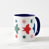 Tasse Paix sur Terre Oiseaux (Devant droit)