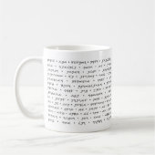 Tasse Paleo-Hébreue de 10 commandements (Gauche)