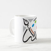 Tasse Palette de Peintres (Devant gauche)