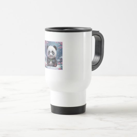 Tasse Panda Kawaii - Douceur à emporter  (Devant droit)