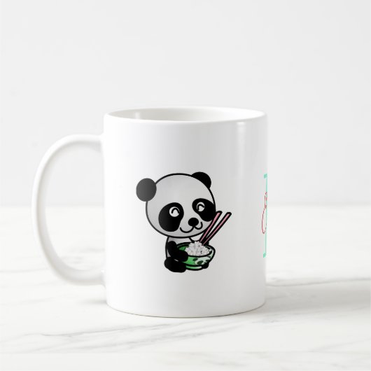Tasse Panda Nommé Mug (Gauche)