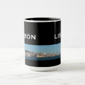 Tasse panoramique de Lisbonne Portugal (Centre)
