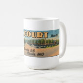 Tasse panoramique de motel de corail de cour (Devant droit)