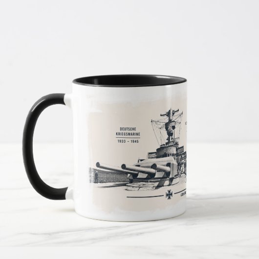 Tasse Panzerschiff Deutschland Mug (Gauche)