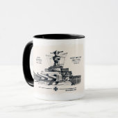 Tasse Panzerschiff Deutschland Mug (Devant gauche)
