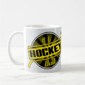 Tasse Papa numéro 1 du hockey (Gauche)