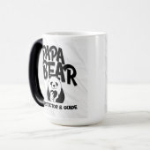 Tasse Papa Ours – Conception Panda Protecteur & Gu (Devant gauche)