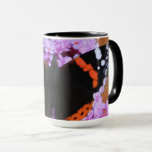 Tasse Papillon Amiral Rouge (Devant droit)