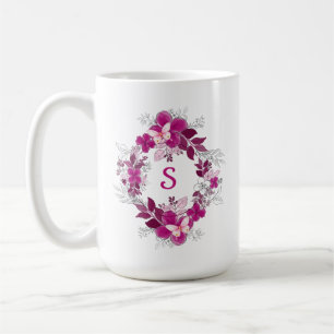 Tasse Papillon Floral Rose
