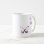 Tasse Papillon Violet (Devant droit)