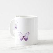Tasse Papillon Violet (Devant gauche)