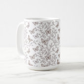 Tasse Papillons Botaniques (Devant gauche)