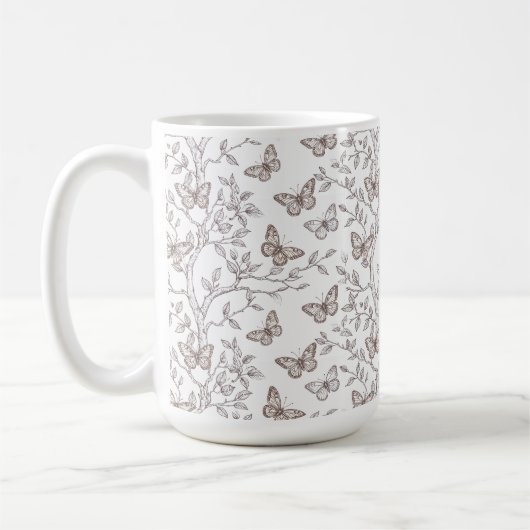 Tasse Papillons Botaniques (Gauche)