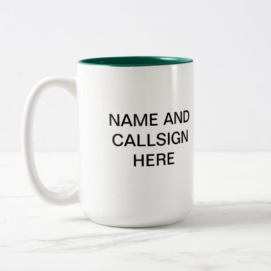 Tasse par radio amateur de club de concours (Gauche)