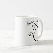 Tasse parfaite tirée par la main unique d'art de (Devant droit)