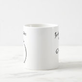 Tasse parfaite tirée par la main unique d'art de (Centre)
