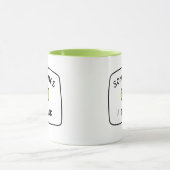 Tasse "Parfois je pense" Blob Drôle (Centre)