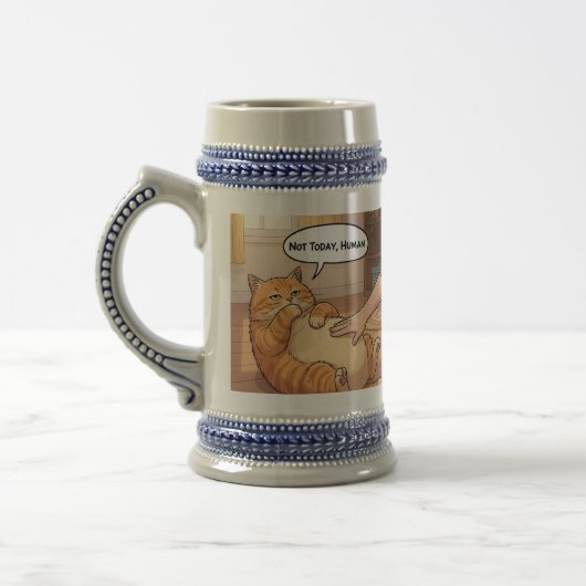 Tasse Pas Aujourd'hui Humain Chat Grumpy | Café Dr (Gauche)