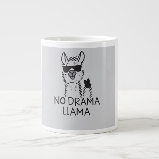 Tasse Pas de drame lama grande mule (Devant)