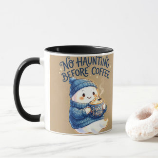 Tasse Pas de Fantôme Avant le Café