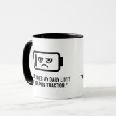 Tasse Pas Plus De Personnes Aujourd'hui (Devant gauche)
