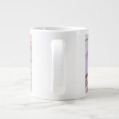 Tasse pastel d'art fluide abstrait – Art pastel te (Dos)