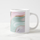 Tasse pastel d'art fluide abstrait – Art pastel te (Droite)