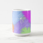 Tasse pastel Fleurs & Plumes (Centre)