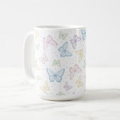 Tasse Pastels Papillon (Devant gauche)