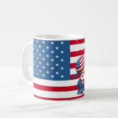 Tasse patriotique américaine de garçon et de fille (Devant gauche)