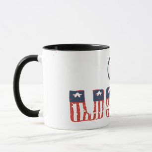 Tasse patriotique avec la cloche de la liberté