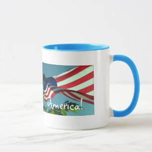 Tasse patriotique de boisson de Good Morning